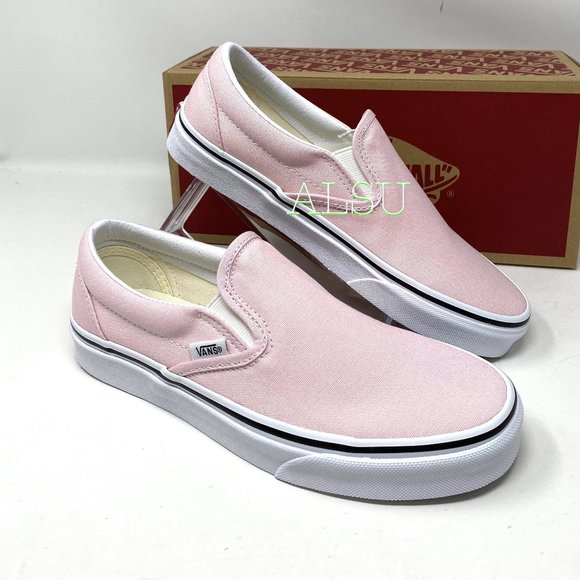 Vans Shoes - VANS Classic Slip-On Canvas Blushing Pink Women's VN0A4BV3TC3